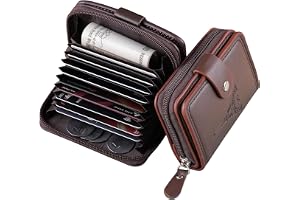 MARETTO Men’s Genuine Leather Wallet with Card Holder & Coin Pocket – Stylish Bifold Slim Wallet with Multiple...