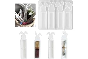 HWJPDMBD Silikonform Ostern, 4 Stück Osterhase Silikonform Geldgeschenk, Gipsformen Zum Gießen Osterhase, Silikon Gießform Geldgeschenk, Sili-konform Hase, Sili-kon Os-tern für Geldges-chenke