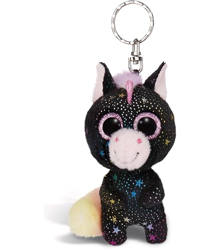 Ty - Peluche - Beanie Boos - Cane Dalmata - Luther - Bianco e Nero - Cagnolino con occhi glitter dorati - Il peluche con gli occhi grandi scintillanti - 15 Cm - 36389, 2009295