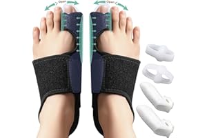AOFENTOP Big Bunion Corrector Toe Straighteners - Bunion Relief Big Toe Straightener to Correct Bunions Hallux Valgus Brace Toe Stretch Band Toe Spacers for Pain Relief One Size Fits All