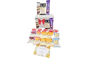TEMAS STORE Biscuits and Afternoon Team Hamper for Women, Men and Children with Sweet and Savoury Treats | 30 In A Box | Lotus Biscoff Biscuits | Border Biscuits | Hot Chocolates