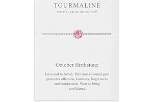 Philip Jones October (Tourmaline) Birthstone Bracelet Created with Zircondia® Crystals