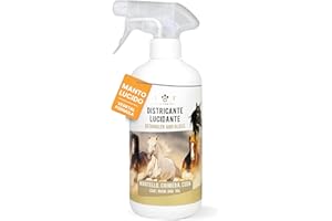 101 LOVE FOR PET Linea 101, Spray Districante Cavalli Naturale, 750ml, Districante per Cavalli Lucidante e Detergente Vegetale, per Manto, Criniera e Coda, Pulisce, Nutre e Profuma, Non Unge, Cruelty Free