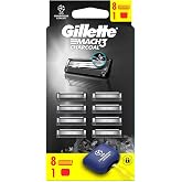 Gillette Mach3 Charcoal Avantajlı Yedek Tıraş Bı&ccedil;ağı 8'li