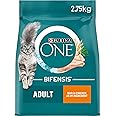 Purina ONE Adult Dry Cat Food Rich in Chicken 4x2.75kg