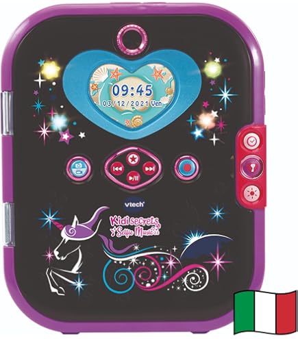 VTech KidiMagic Galaxy Light – Radio-Réveil 9 En 1 Avec Projecteur Aurore Boréale Et Fleur Lumineuse – Dès 6 Ans – Piles Incluses