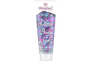 GLITZYGURL Gel holográfico con purpurina para la cara, el cabello y el cuerpo de 50 ml (Parrotfish)