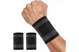 XOPOZON Handgelenk Bandage, Handgelenkstütze Fitness - Wrist Wrap, Handgelenkband, Handbandage Rechts und Links, Sehnenscheidenentzündung Bandage, Schmerzlinderung, Tendonitis, Bandage Handgelenk für Sports