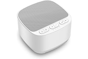 Magicteam Einschlafhilfe Weißes Rauschen mit 40 Natürliche Berruhigen Klänge und Speicherfunktion 32 Laustärkesstufe Wechselstrom oder USB angetrieben Einschlafen Timer