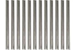 Gbtdoface 12pcs Carbide Planer Blades,Replacement Planer Blades,82mm Reversible Electric Planer Blades Boxed