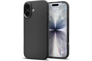 Spigen Funda Liquid Air Compatible con iPhone 17 - Negro Mate