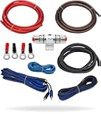 InstallGear 8 Gauge Amp Kit Ga Awg Amplifier Installation Wiring True Spec and Soft Touch Wire