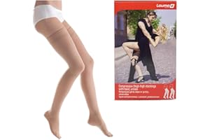 Lauma Medical, Calze a compressione 23-32 mmHg Classe 2 con punta chiusa, vene varicose, gonfiore frequente alle gambe, dolore a polpacci e piedi