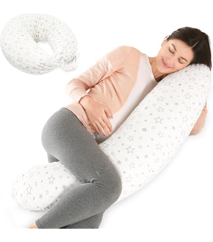 Julius Zöllner Cuscino Per Allattamento In Mussola Lime 190 Cm