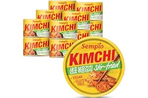 Kimchi en conserve Sempio (Stir-Fried, 160g x 12) - Chou chinois Napa coréen authentique en conserve Végétalien, non-GMO