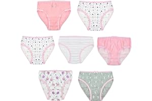 SOCKSVILLE Girls Knickers 7 Pack Cotton | Animal, Unicorn, Fairy, Ballerina, Multi Colours | Soft Mix | Comfortable, Breathable, Toddlers Girls Pants, Knickers, School, Everyday | 2-3, 3-4, 5-6, 7-8 Year Olds