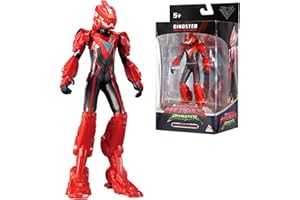 QUANTUM HEROES DINOSTER Figurine de Dinosaure Lucio, 6 Pouces, Enfants Figurine de Jouet pour garçons et Filles 5 6 7 8 9 10 Ans, Rouge