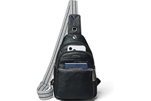 LATMAP Sac bandoulière Femme Homme Petit Sac de Poitrine pour Femme PU Cuir Bum Bag Sac poitrine Avec Bandoulière Réglable Fanny Pack Sac de téléphone Beige