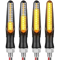 Keenso 2-polig knipperlichtrelais 12V universele motorfiets elektronische richtingaanwijzer knipperlicht relaissnelheid instelbare LED-knipperlicht Fix motorrichtingaanwijzer Hyper Flash (oranje