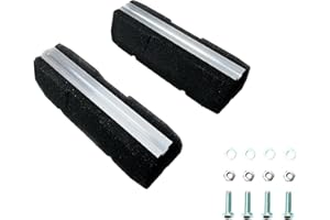 4INSTALATOR Dämpfungssockel Set 2x 400 mm für Klimaanlagen, Bodenkonsole für Wärmepumpen | 2 Stück Antivibrationsfüße | Montagesockel | Gummi Aufstellblocke | für Klimagerät | Schwingungsdämpfer