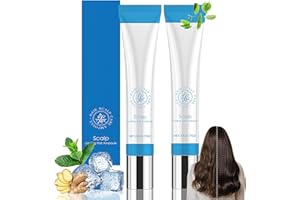 LAWQINY 2 Pièces Scalphy Hair Ampoule, Scalp Serum, Scalp Cooling Hair Ampoule, Hair Essences Ball Bearings, Rafraîchissant et Non Gras Pour Tous les Cuirs Chevelus