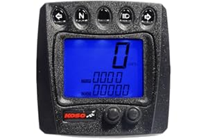 KOSO XR SA Compteur de vitesse Numérique Affichage huile Bleu 199 km/h