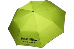 H.DUE.O Mini Ombrello Tascabile Pieghevole Antivento Leggero. Ombrello Piccolo da Viaggio Alluminio con Cupola Large. Tessuto Alta Qualità Asciugatura Rapida [JOYHEART]