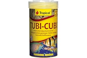TROPICAL TUBI CUBI 100ml / 10g - Nourriture pour Poissons, vers oligochetes lyophilisés