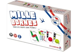 Dujardin – Mille Bornes Le Grand Classique – Jeu de société – Jeu de Cartes – Atteignez Les 1000 bornes en Premier – A Jouer en Famille ou Entre Amis – 2 à 8 Joueurs – Dès 6 Ans