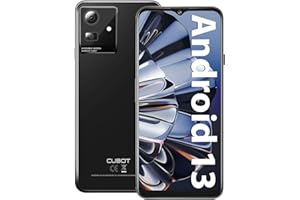 CUBOT Note 50 Smartphone, 16GB RAM + 256GB ROM/1TB Telefono Cellulare, Android 13 Cellulari, 6.56'' HD+ Telefoni, Octa Core 5200mAh Batteria, 50MP+8MP Fotocamere, Face ID/Fingerprint/NFC/OTG (Nero)