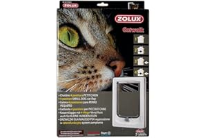 Zolux Chatière 4 Positions pour Petit Chien Blanc