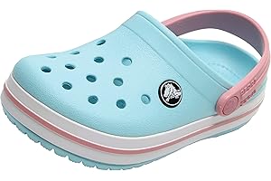 Crocs Crocband Clog T, Zoccoli, Unisex - Bambini e ragazzi, Blu (Ice Blue/White), 20/21 EU