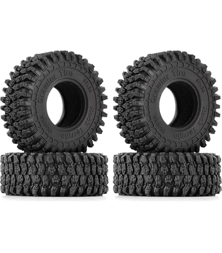 4 Pezzi Pneumatici Per 1/24 RC Crawler Car Axial SCX24 90081 - Foto 8