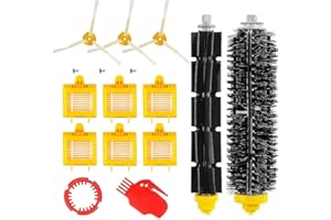 MTKD® Kit de 13 Secours pour Roomba série 700 (700, 760, 770, 780 790) - Kit Accessoires (Brosses Latérale, filtres, Brosse de Cerda et etc..) pour aspirateur Robot.