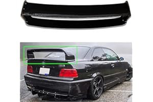 KJGE Coche Alerón Trasero para BMW E36 Series 3 Coupe M3 GT Style 1990-2002 | Alerón Trasero Maletero del Coche Alerón Parabrisas Techo Solapa Portón Trasero