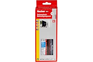 fischer Schwerlast-Befestigungsset 150 C mit Ankerstange M 8, Befestigungssystem für den Innenbereich, multifunktionales Set für Schwerlasten in Beton und Mauerwerk