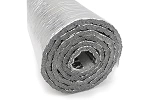 ANTIHUMEDADES Aislante térmico reflexivo con Aluminio y Espuma (POR METROS) Ancho 60 cm. - Aislamiento para caravanas, furgonetas, viviendas, radiadores, oficinas