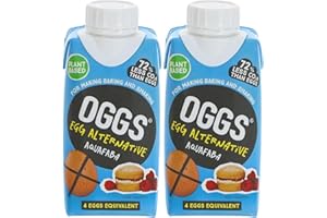 TURKEYMILK Egg Replacer Liquid Bundle Containing Oggs Egg Replacer Liquid 200ml Liquid Chickpea Extract Equivalent to 8 Eggs