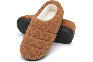 Mishansha Zapatillas de Casa Invierno Cálido Pantuflas Antideslizante con Espuma de Memoria Unisex-Adulto Gr.36-47