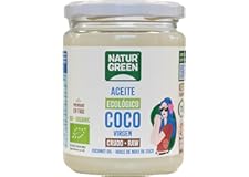 NATURGREEN Aceite de Coco Bio, Virgen Extra, Ideal para Cocinar, Hidrata Piel y Cabello, Ingredientes Naturales, Apto para Veganos, 430 ml/ 400 Gramos (1 Unidad)