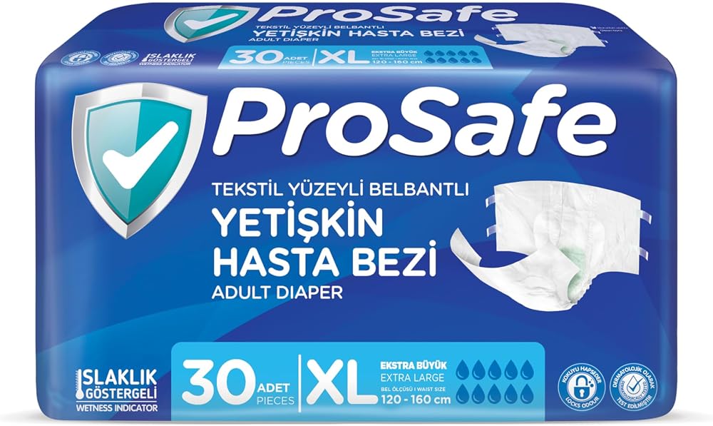 Prosafe Belbantlı Hasta Bezi Ekstra Büyük (XL) 30 Adet