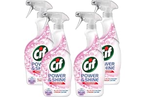 CIF PROFESSIONAL 4 Pack of 700ml Cif Power & Shine with Powerful Anti-bac Multi-Purpose Cleaner Spray, Kills 99.9% Bacteria and Clean Your Surfaces with Powerful Anti-Bac Agent