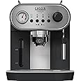 Gaggia RI8525/01 Caffettiera a mano Carezza Deluxe per caffè macinato e cialde, 230V, 50Hz, 1900W, grigio/nero