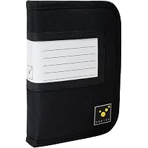 Tee-uu KEYFRIEND - Carpeta Para Llaves (pequeña, Compacta, Para Hasta 10 Llaves, Cabe En La Guantera, Plantillas De Etiquetado Para El Campo De Identificación), Negro , 14 X 20,5 X 4cm