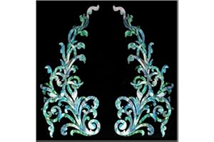 INLAYSTICKERS Inlay Stickers für Gitarren & Bass - Vintage Vines - Abalone-Mix (L&R)