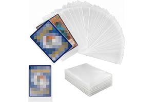 TGIYK 200 Pcs Trading Card Sleeves, 66x91mm Standard Size, Soft Penny Card Sleeves, Durable Protectors for Ultra-Clear Card Games and Sports Collections