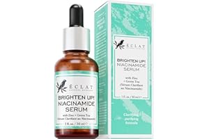 ECLAT SKINCARE Sérum de Niacinamida (10%) - Antienvejecimiento/Iluminador - Con Zinc y Ácido Hialurónico - Reduce Arrugas/Manchas/Hiperpigmentación - Vegano/Aprobado por Dermatólogos