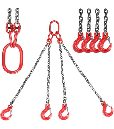 XPOtool Chaîne forestière tracteur ronde - 1,83 m x 10 mm - capacité