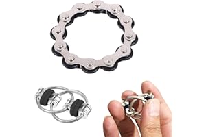 LBJFYHJN Flippy Chain Lot de 2 jouets anti-stress pour enfants atteints de TDAH, TDAH, autisme, adultes et adolescents