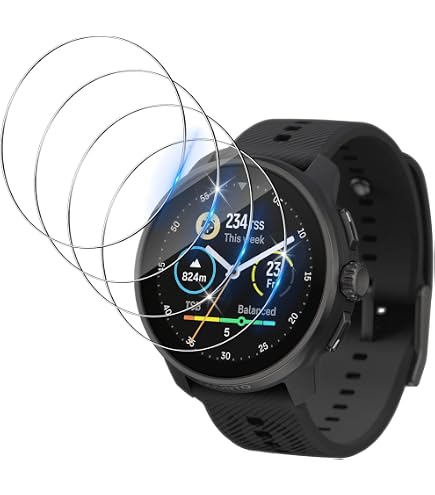Savvies 6 Pellicole Protettive Trasparenti Per Schermo Suunto D4i Novo (SU75) - 4